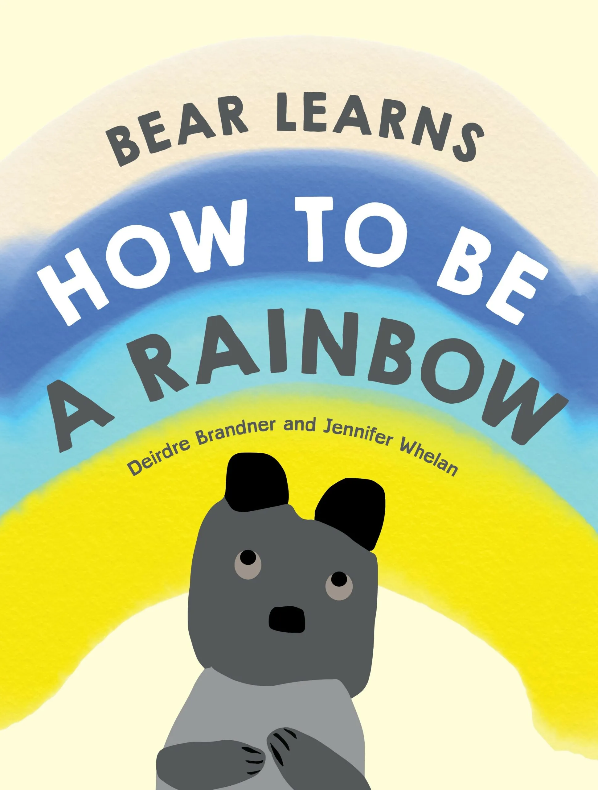 Bear learns how to be a rainbow